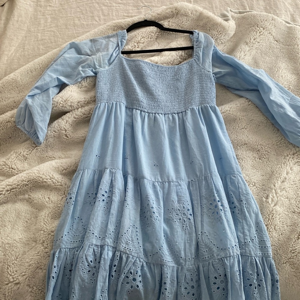 Area star long sleeve dress